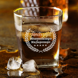 Szklanka do whisky z grawerem, prezent do 150zł